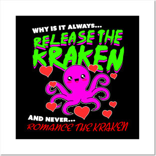 Romance The Kraken! Posters and Art